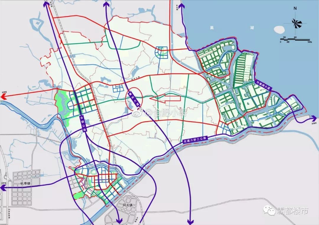 庐江县未来交通蓝图：全新道路规划图解密